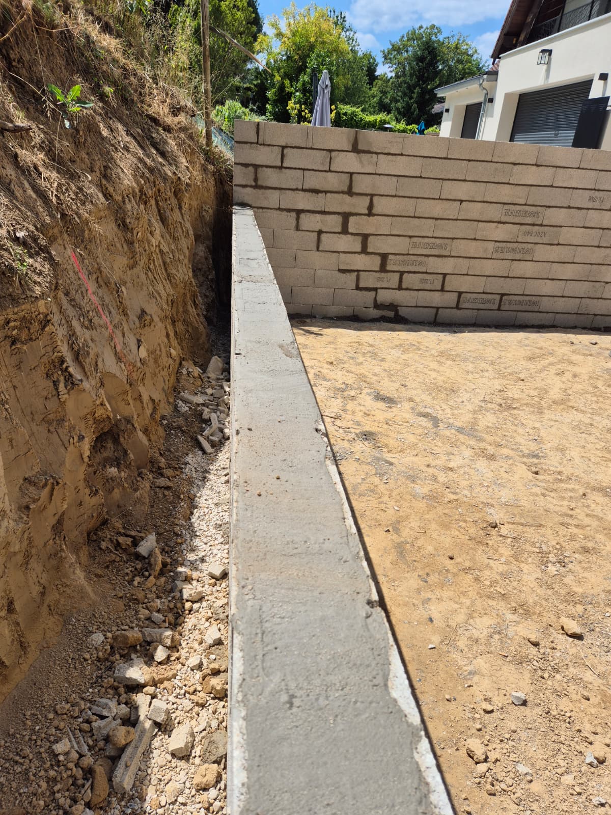 Escalier béton armé