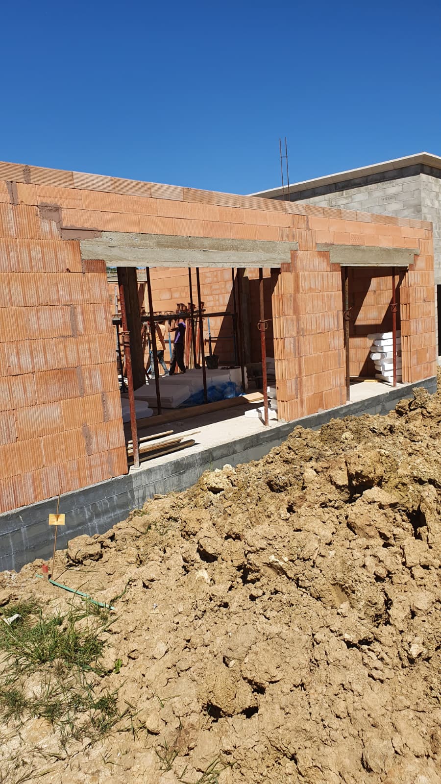 Coulage escalier béton