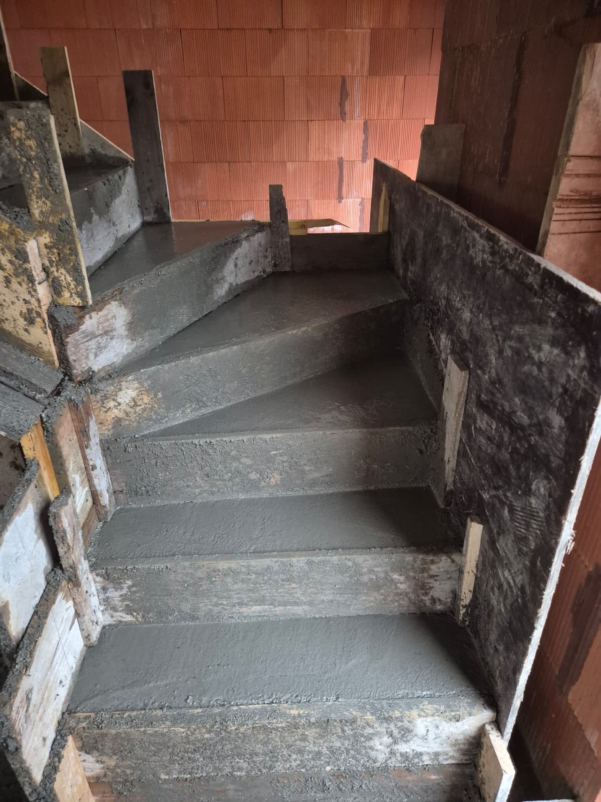 Élévation brique rouge