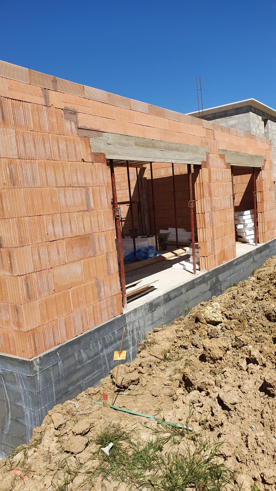 Piscine béton — fond coulé