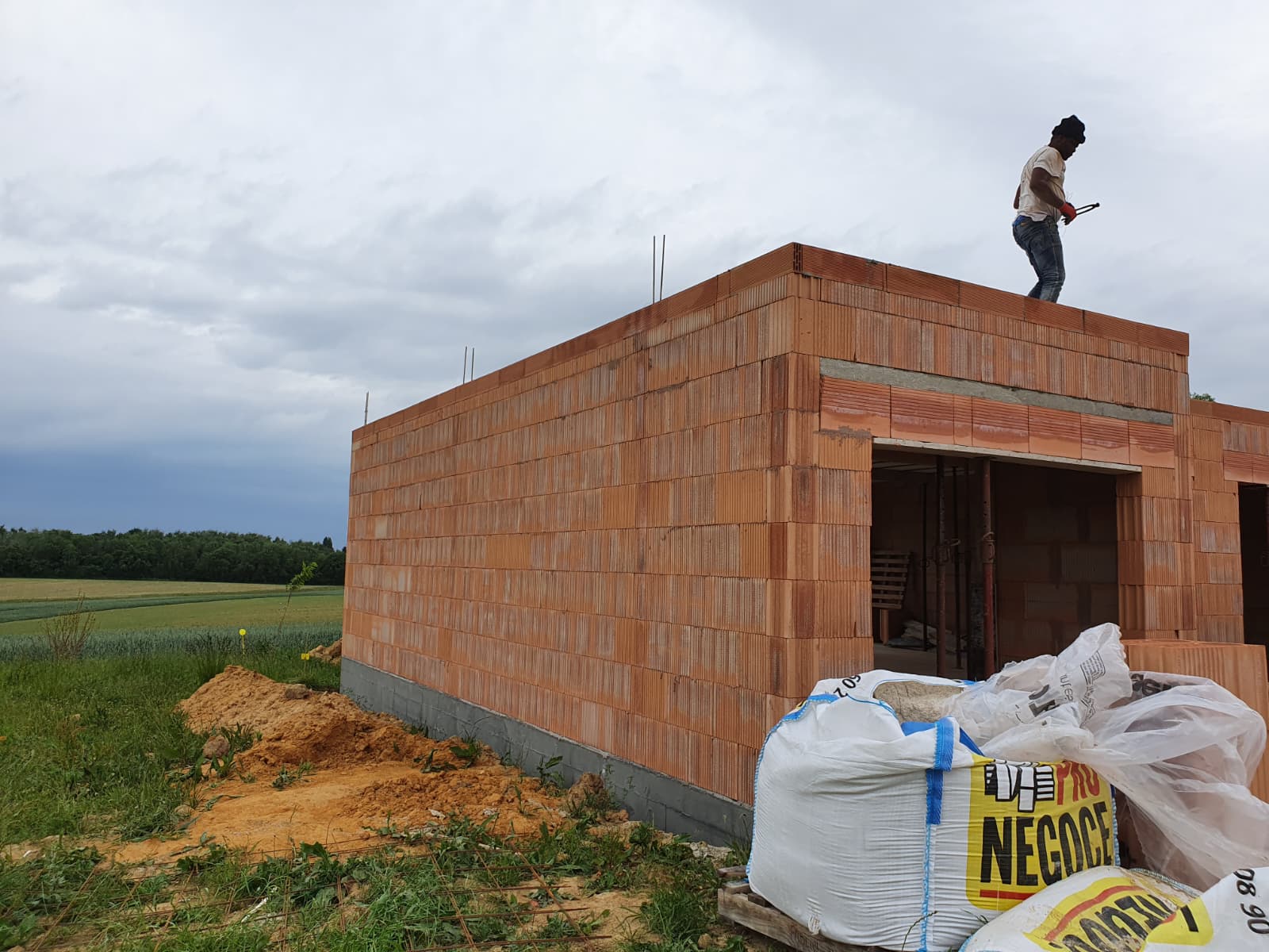 Gros œuvre en cours