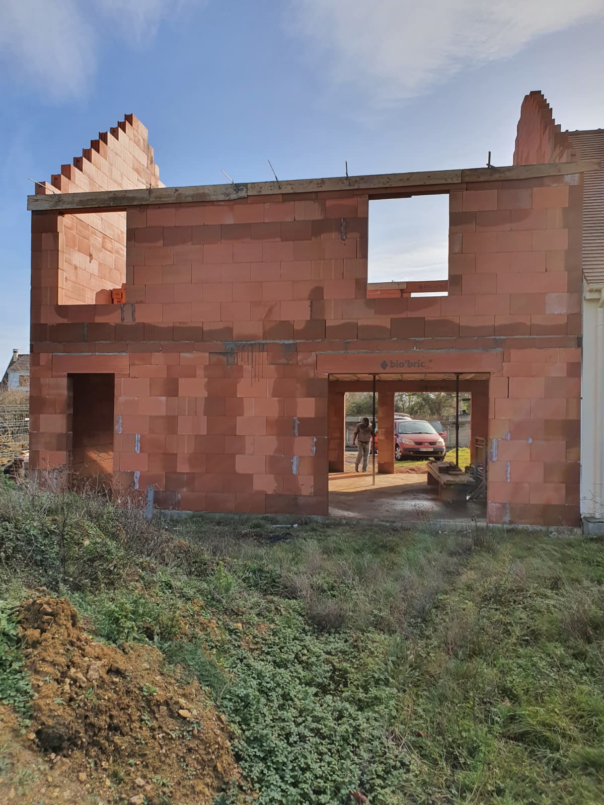 Structure parpaings + charpente