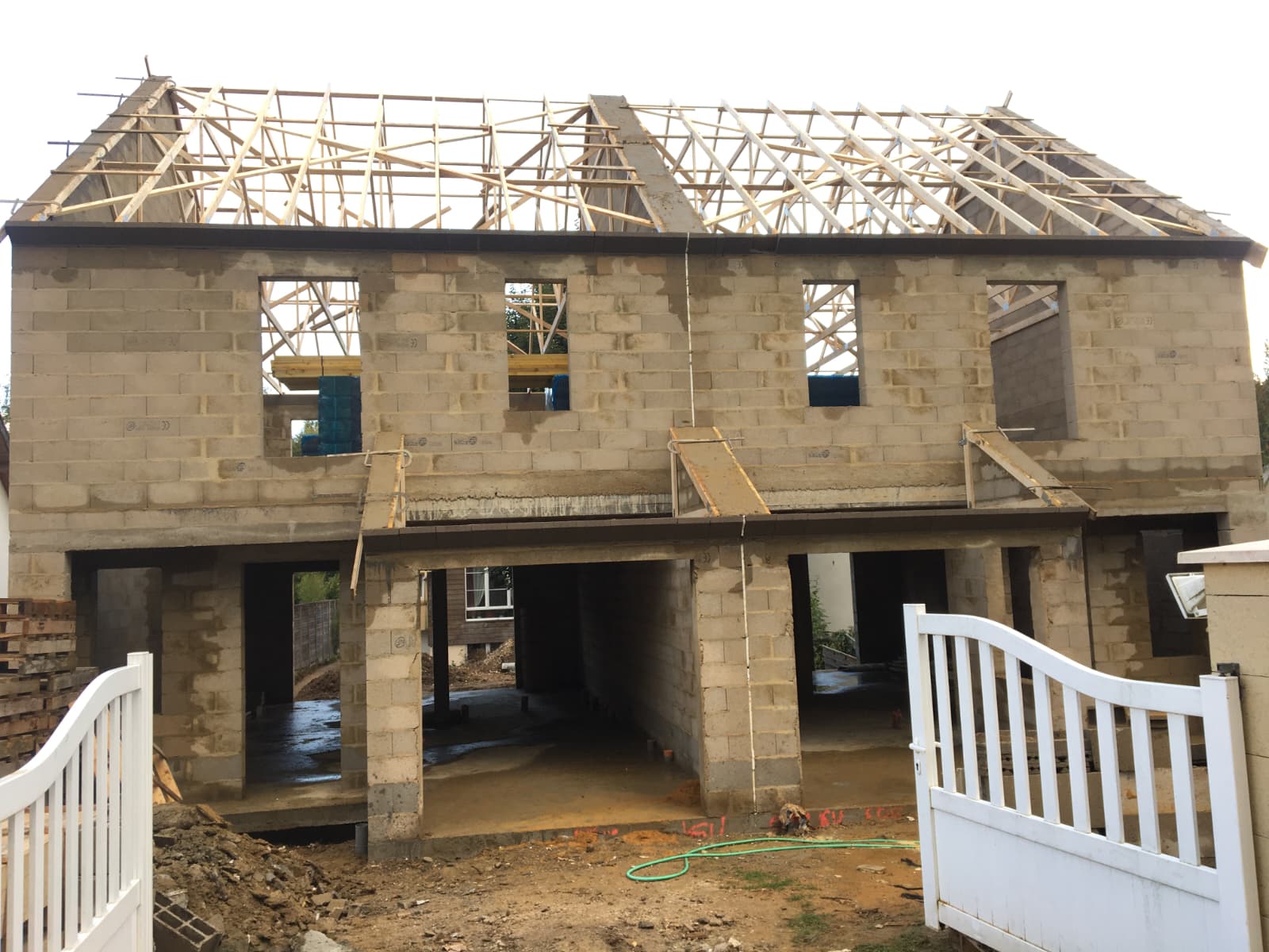 Structure parpaings avancement