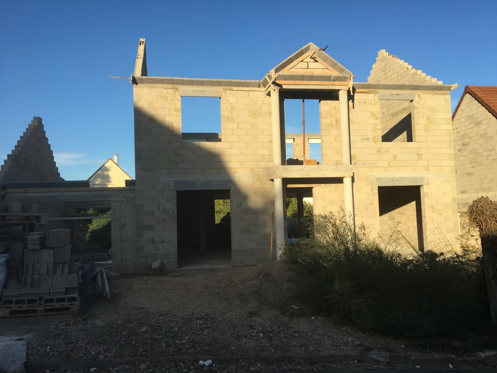 Chantier gros œuvre