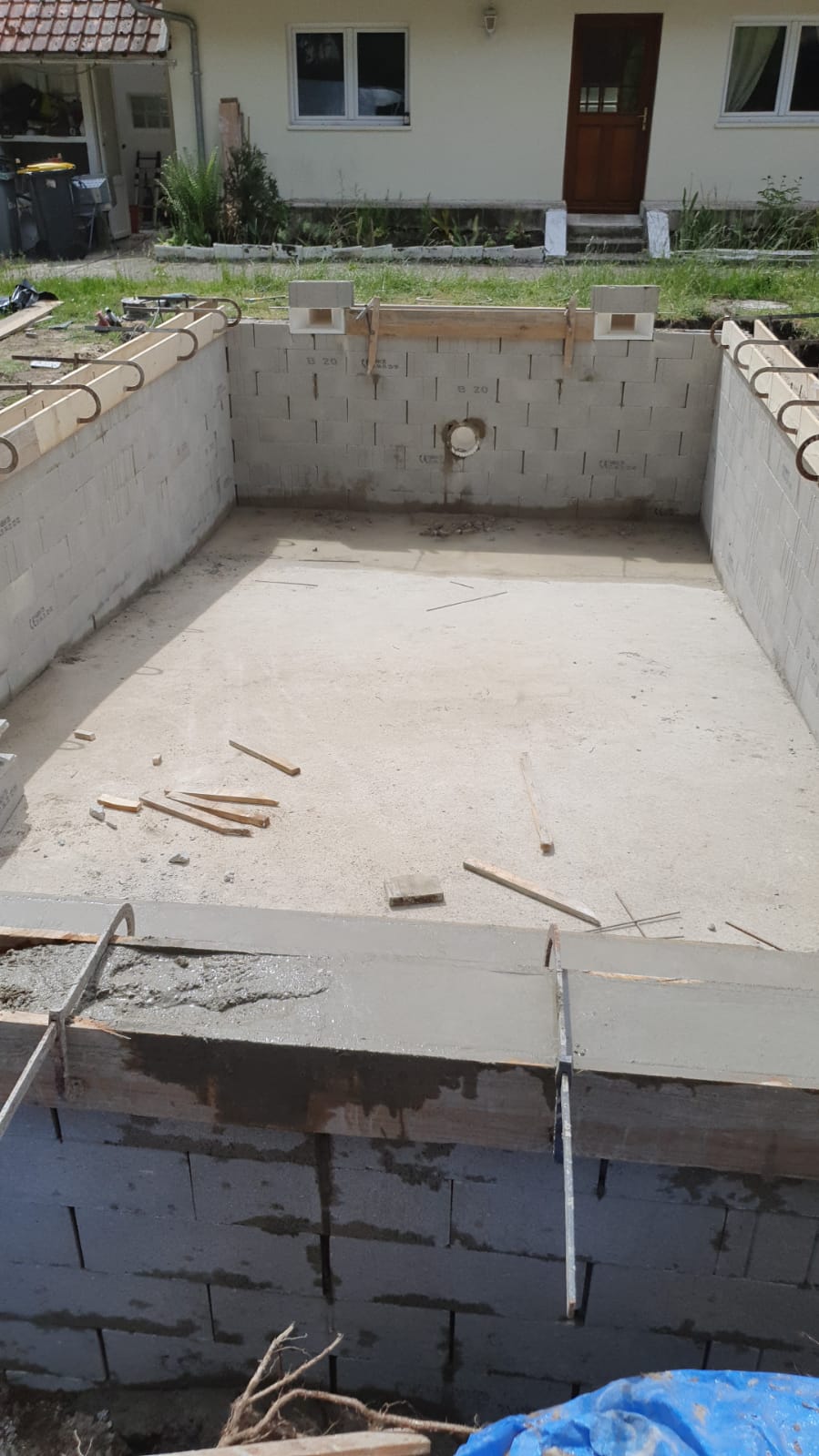 Piscine — finition