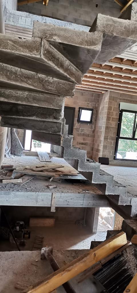 Dalles béton coulées